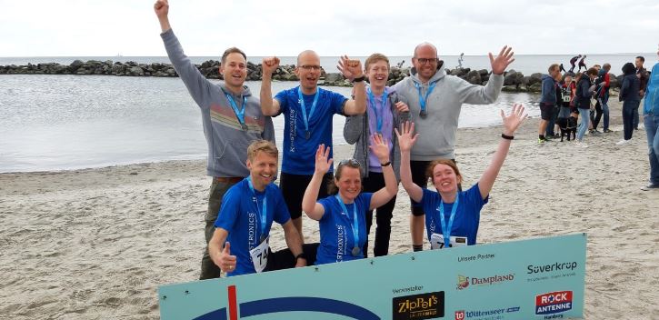 Lauf zwischen den Meeren 2022 von Husum nach Damp – Das Kristronics Team war dabei!