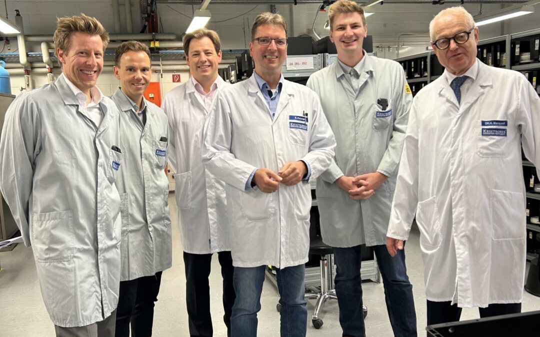 Group CEO zu Besuch bei Kristronics in Harrislee